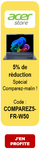 ACER : -5% avec le code COMPAREZ5-FR-W50