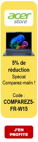 ACER : -5% avec le code COMPAREZ5-FR-W15