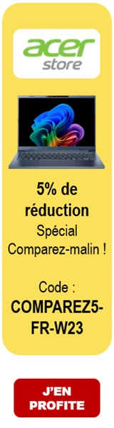 ACER : -5% avec le code COMPAREZ5-FR-W23