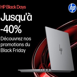 Black Days HP : jusqu'à -40%