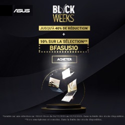 Promos Asus : 10% de remise supplémentaire avec le code BFASUS10