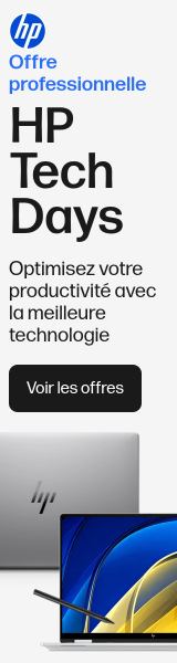 TECH Days chez HP : jusqu'à -20% !