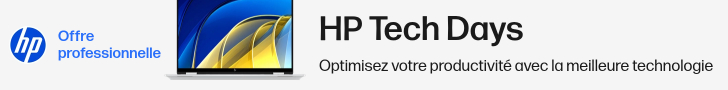 TECH Days chez HP : jusqu'à -20% !