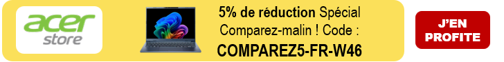 ACER : -5% avec le code COMPAREZ5-FR-W46