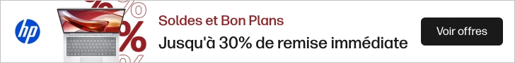Soldes HP : jusqu'Ă -30%