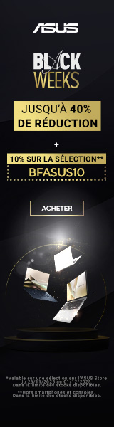 Promos Asus : 10% de remise supplémentaire avec le code BFASUS10