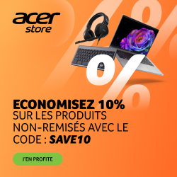 Promos ACER : code SAVE10