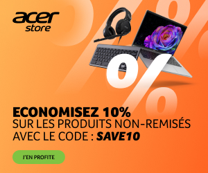 Promos ACER : code SAVE10