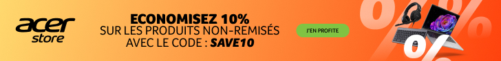 Promos ACER : code SAVE10
