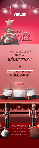 Promos Asus : 10% de remise supplémentaire avec le code NOELASUS12