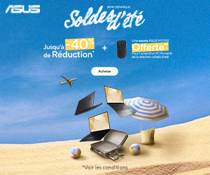 SOLDES ASUS : jusqu'à 40% de remise !