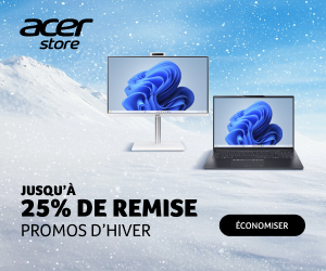 Soldes d'Hiver ACER - jusqu'à -25%