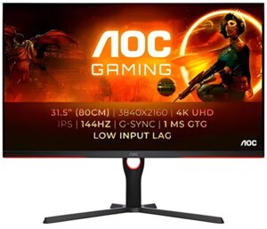 AOC U32G3X/BK 32" 4K 144 Hz