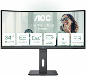 AOC CU34P3CV  incurvé WQHD 34"100 Hz