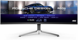 AOC Porsche Lifestyle PD49 49" incurvé OLED 240 Hz