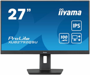 Iiyama ProLite XUB2792QSU-B6 27" WQHD Noir Mat