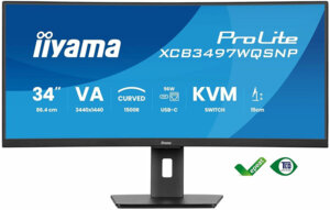 Iiyama Prolite XCB3497WQSNP-B1 34" incurvé VA 120Hz RJ45
