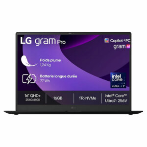 LG Gram Pro 16Z90TS-G.AU79F (Core Ultra 7 / 16 Go / 1 To)