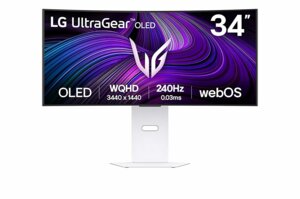 LG 34GX90SA-W 34" Incurvé WQHD 240Hz Oled Blanc