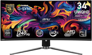 MSI MPG 341CQPX QD-OLED 34" Incurvé 240 Hz UWQHD
