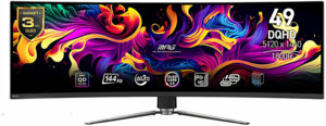 MSI MPG 491CQP QD-OLED 49" Incurvé DQHD Noir