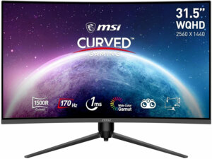 MSI G32CQ5P 31,5" 170Hz VA incurvé