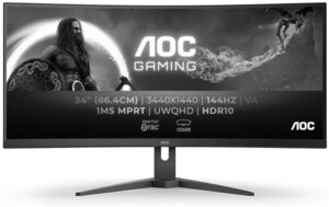 AOC CU34G2XE 34" incurvé WQHD 144 Hz