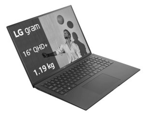 LG Gram 16 - 16Z90P - Noir (Intel Core i7 / 32 Go / 1 To)
