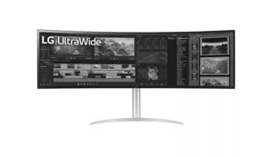 LG UltraWide 49WQ95C-W 49" Incurvé QHD Blanc