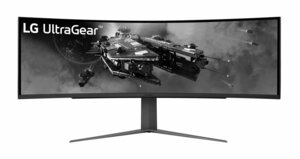LG 49GR85DC-B 49’’ Incurvé UWQHD Gris et Violet