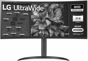 LG 34WQ75X-B 34" incurvé QHD IPS RJ45