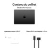 Apple MacBook Pro 14" 2024 Noir - M3 Max (16-40c) / 48 Go / 1 To