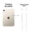 Apple iPad Mini 8,5" - 512 Go Lumière Stellaire (2026) - 5G - nano-texturé