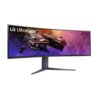 LG 45GR75DC-B 45" Incurvé QHD Noir et violet