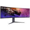 LG 45GR75DC-B 45" Incurvé QHD Noir et violet
