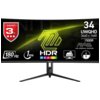 MSI MAG 342CQR E2 34" Incurvé 180 Hz UWQHD