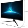 MSI G32CQ5P 31,5" 170Hz VA incurvé