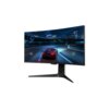 TCL 34R83Q 34" Incurvé WQHD Qled Mini LED Noir et Blanc