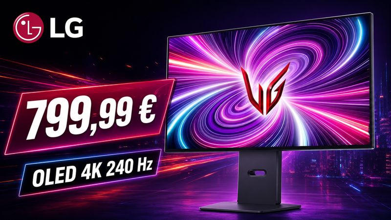 LG 32GX870A-B : l’écran OLED 4K 240 Hz chute à 799,99 €