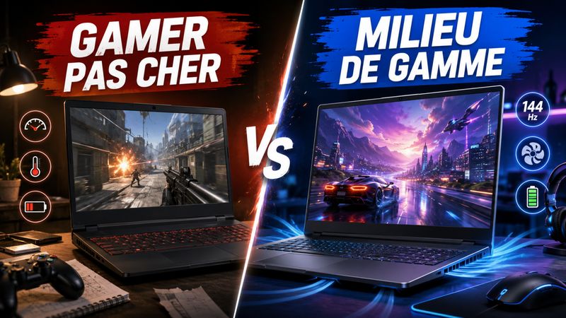 Gamer pas cher ou gamer milieu de gamme : où le surcoût change vraiment l’expérience ?
