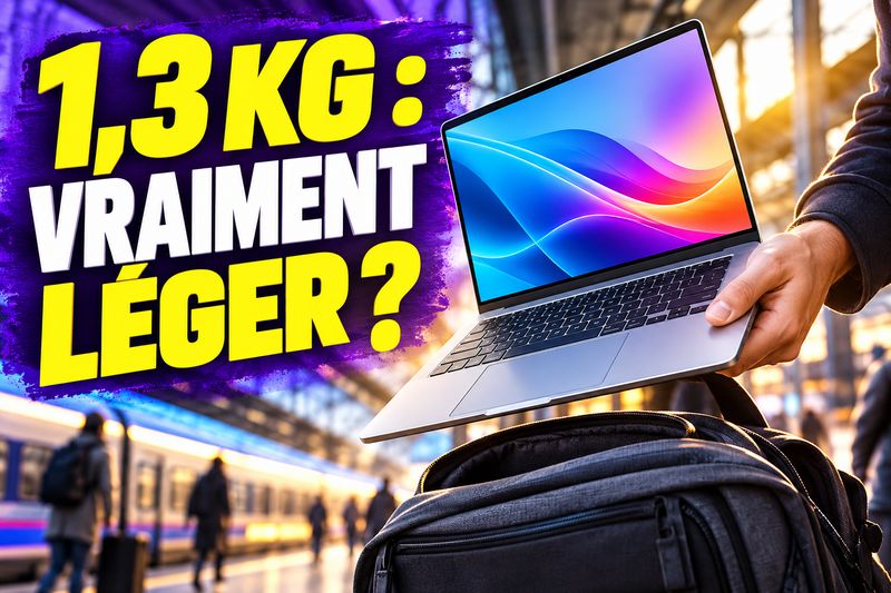 Moins de 1,3 kg : à partir de quel poids un PC portable 14 pouces devient-il vraiment agréable à transporter ?
