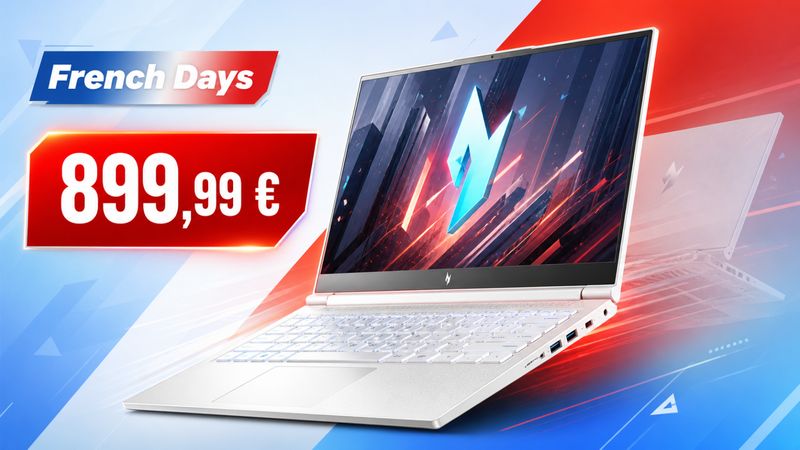 French Days : l’Acer Nitro V 14 avec RTX 4050 passe sous les 900 €, un format gamer compact qui mérite le coup d’œil