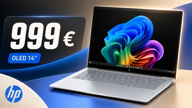 Le HP OmniBook Ultra Next Gen AI 14 passe à 999 € : un ultraportable OLED premium qui devient beaucoup plus tentant
