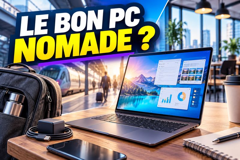 Quel PC portable choisir quand on travaille souvent entre plusieurs lieux ?