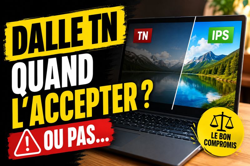 Dalle TN sur un portable à petit prix : dans quels cas faut-il encore l’accepter ?
