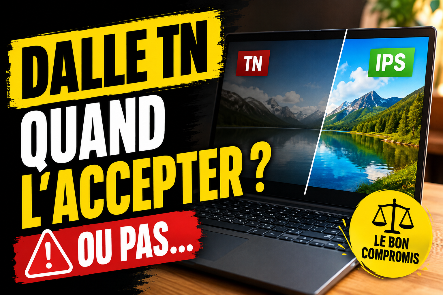 Dalle TN sur un portable à petit prix : dans quels cas faut-il encore l’accepter ?