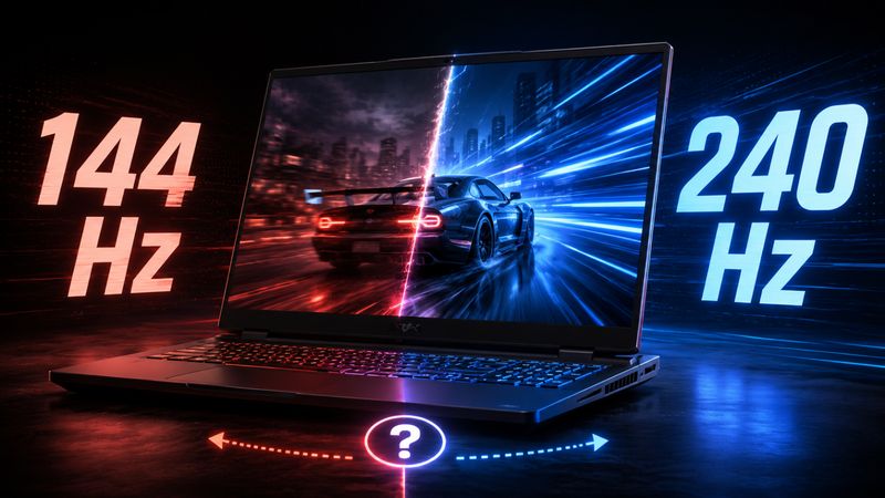 144 Hz, 240 Hz : faut-il en faire une priorité sur un portable gamer ?
