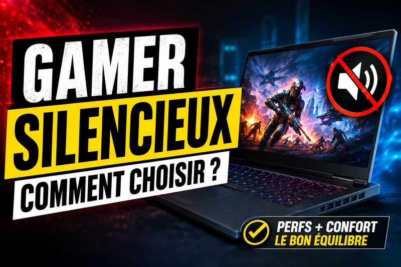 Quel PC portable gamer choisir quand le bruit compte autant que les performances ?