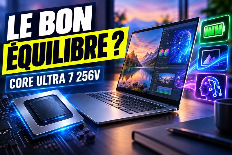 Intel Core Ultra 7 256V : autonomie, iGPU et NPU, pour quel ultraportable en 2026 ?
