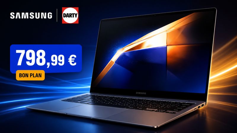 Le Samsung Galaxy Book4 Pro 14 tombe à 798,99 € : un ultrabook AMOLED tactile sous les 800 €